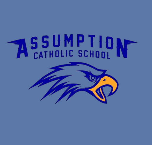 Assumption Spirit Wear shirt design - zoomed