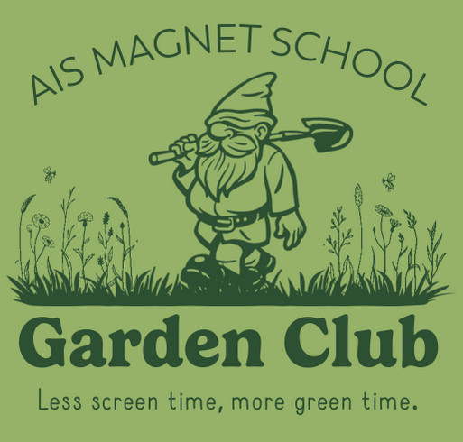 AIS Garden Club T-Shirt Fundraiser shirt design - zoomed