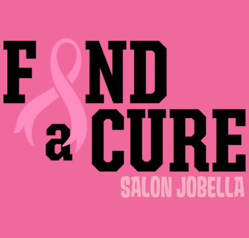 Salon JoBella Breast Cancer Fundraiser shirt design - zoomed