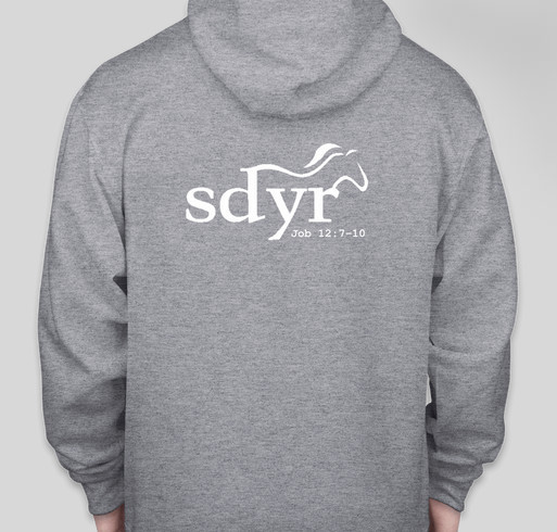 Stable Days Sweatshirts and Tees in time for the holidays! Fundraiser - unisex shirt design - back