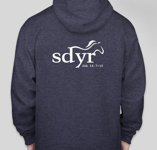 Stable Days Sweatshirts and Tees in time for the holidays! Fundraiser - unisex shirt design - back