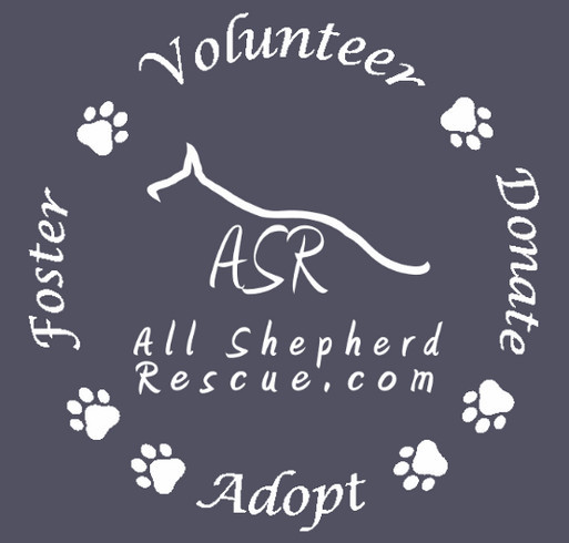 ASR: All Shepherd Rescue Fundraiser 2024 shirt design - zoomed