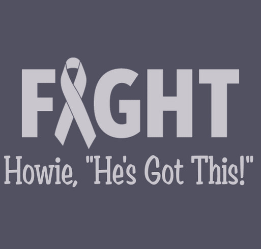 Supporting Howie shirt design - zoomed
