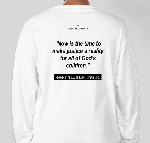 From a Dream to Reality: Martin Luther King Jr. Celebration 2022 Fundraiser - unisex shirt design - back