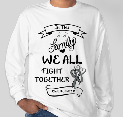 Leslie's Fight Against Brain Cancer Fundraiser - unisex shirt design - front