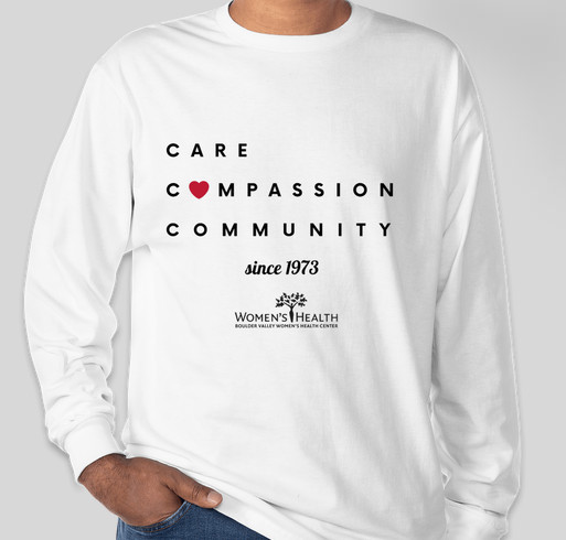 BVWHC: Care, Compassion, Community Fundraiser - unisex shirt design - front
