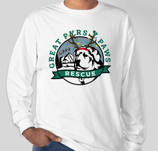Great Pyrs and Paws Holiday Shirt Fundraiser Fundraiser - unisex shirt design - front