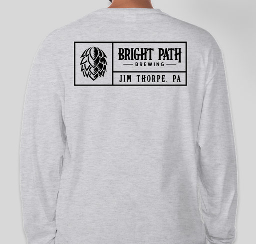 Bright Path Brewing Fundraiser - unisex shirt design - back