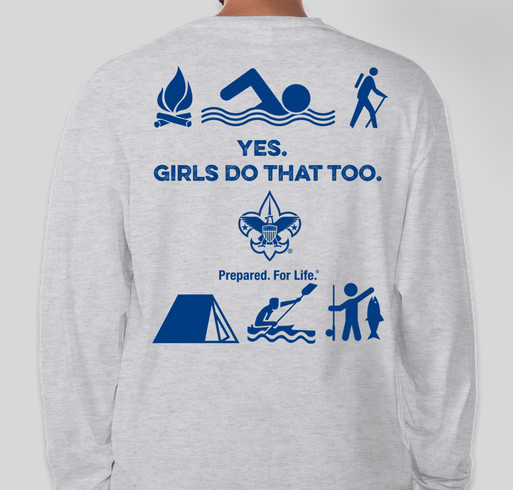 Girls Do That! Fundraiser - unisex shirt design - back
