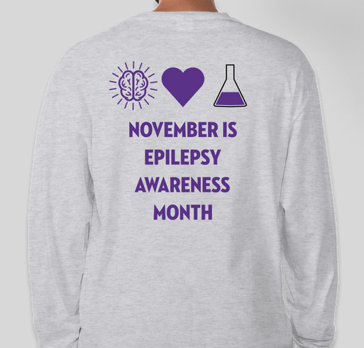 Epilepsy Awareness Month: I Wear Purple for Zayan Fundraiser - unisex shirt design - back