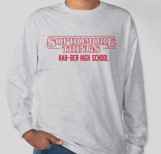 Har-Ber Sophomore Class Council shirts Fundraiser - unisex shirt design - front