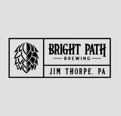 Bright Path Brewing shirt design - zoomed