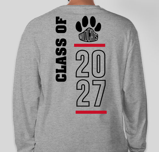 Class of 2027 Freshmen Shirts! Fundraiser - unisex shirt design - back