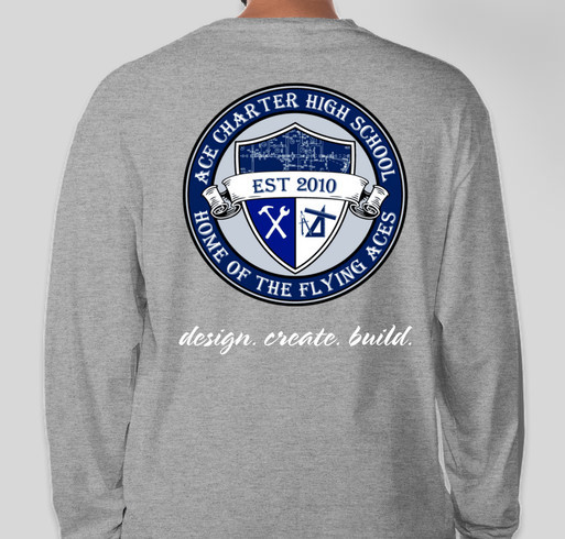 ACE Charter High School Spirit Wear Fundraiser - unisex shirt design - back