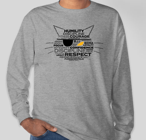 Broome County Martial Arts Winter Merch Fundraiser - unisex shirt design - front