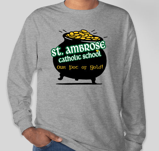 T-shirt for St. Ambrose Gala 2018 Fundraiser - unisex shirt design - front