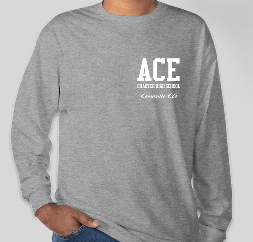 ACE Charter High School Spirit Wear Fundraiser - unisex shirt design - front