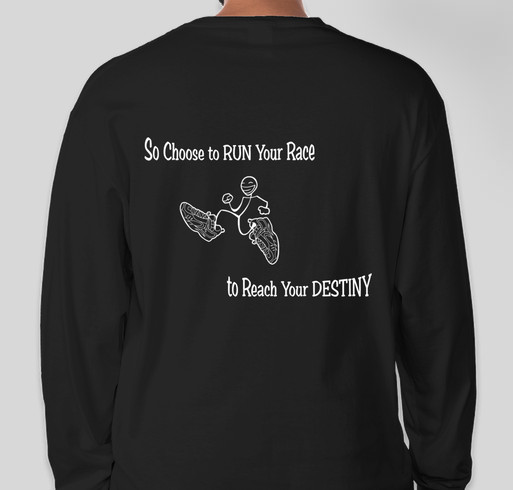 Life Is But A Journey-Obesity Awareness Fundraiser - unisex shirt design - back