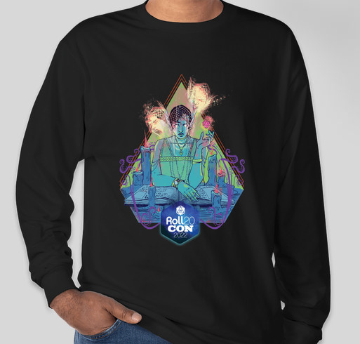 Roll20Con 2022 and Roll vs Evil! Fundraiser - unisex shirt design - front