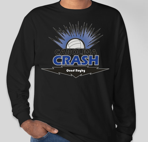 Crash Loing Sleeve T Fundraiser - unisex shirt design - front