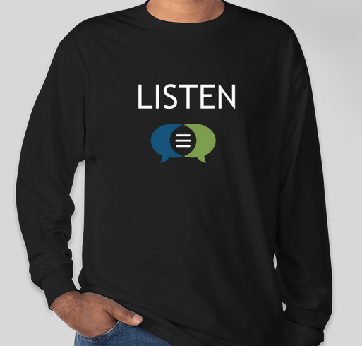 LISTEN! Fundraiser - unisex shirt design - front