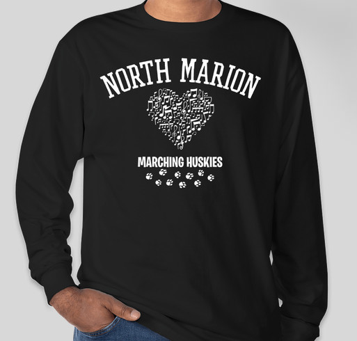 NMHS Marching Huskies Fundraiser - unisex shirt design - front