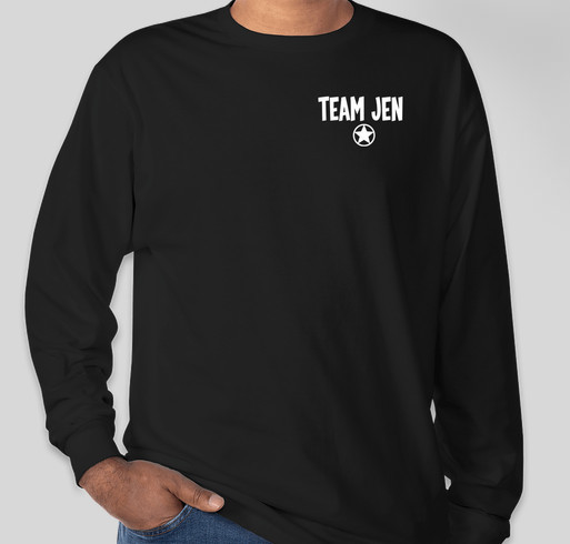 Team Jen Fundraiser - unisex shirt design - front