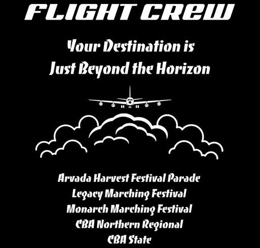 Horizon Airlines "Flight Crew" Apparel shirt design - zoomed