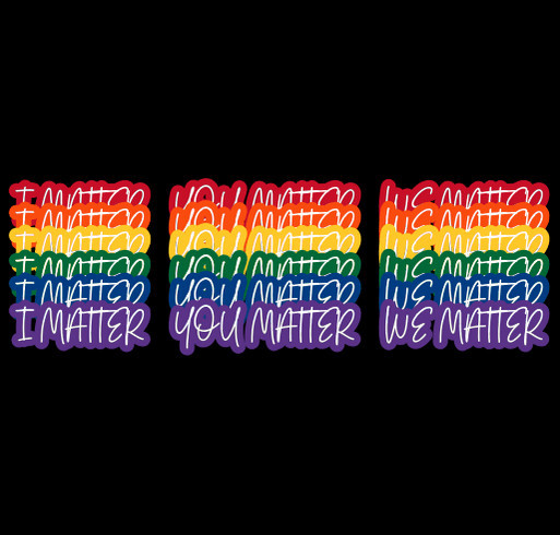 The You Matter Too Movement shirt design - zoomed