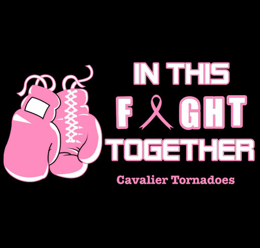 Tornadoes support the FIGHT in October. shirt design - zoomed