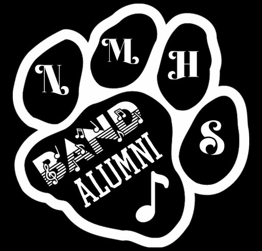 NMHS Band Alumni shirt design - zoomed