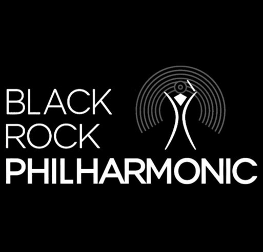 Traditional Black Rock Philharmonic Swag shirt design - zoomed