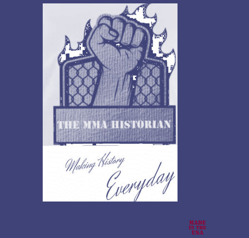 The MMA Historians Project shirt design - zoomed