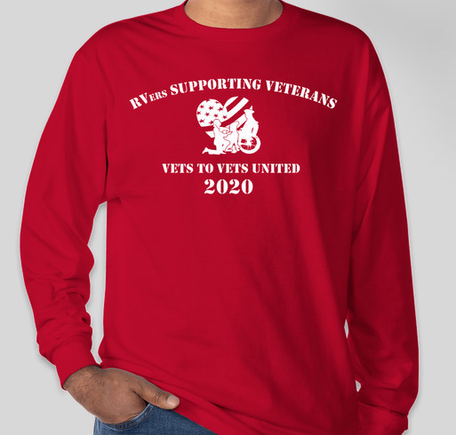 RVers Supporting Veterans Fundraiser - unisex shirt design - front