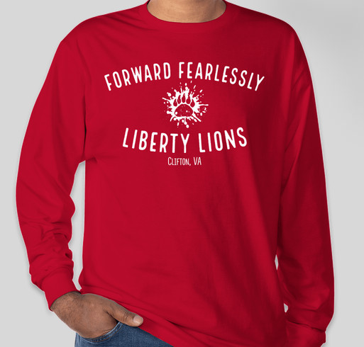 Liberty Middle School Spirit Wear- Style 3 Fundraiser - unisex shirt design - front