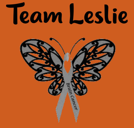 Leslie's Fight Against Brain Cancer shirt design - zoomed