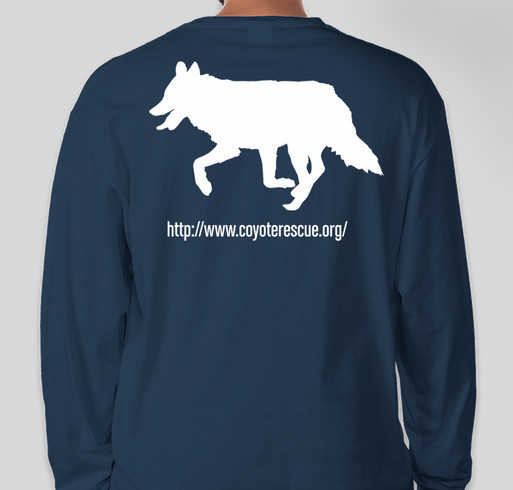 Indiana Coyote Rescue Center Fundraiser - unisex shirt design - back