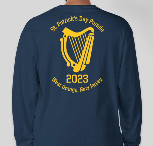 West Orange St. Patrick's Day Parade Fundraiser Fundraiser - unisex shirt design - back