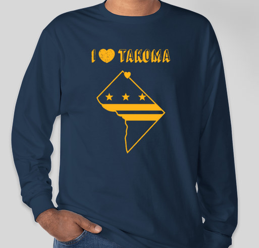 Takoma Education Campus - I Love Takoma Fundraiser - unisex shirt design - front