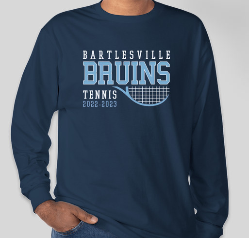 Bruins Tennis 22-23 Fundraiser - unisex shirt design - front