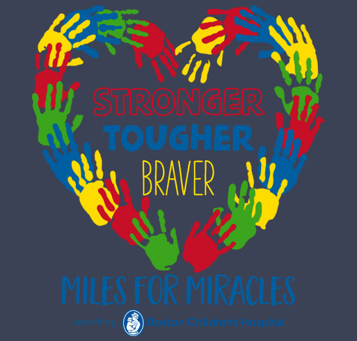 Miles for Miracles 2021 shirt design - zoomed