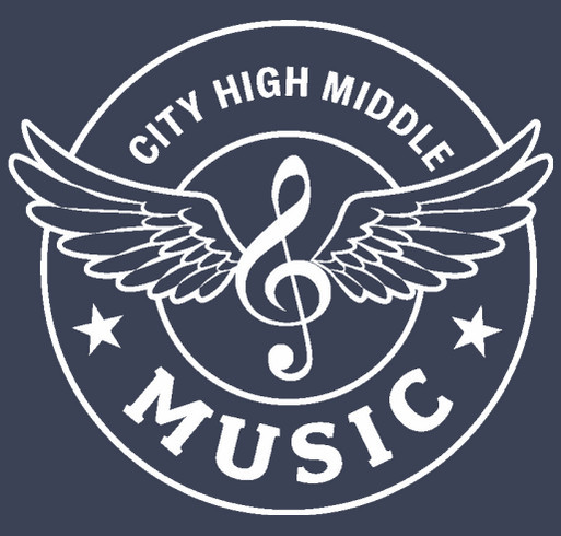 CHMS Music Department shirt design - zoomed