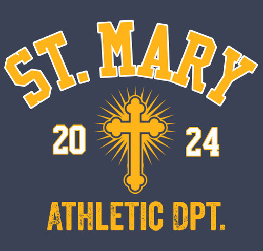 St. Mary Athletic Department shirt design - zoomed