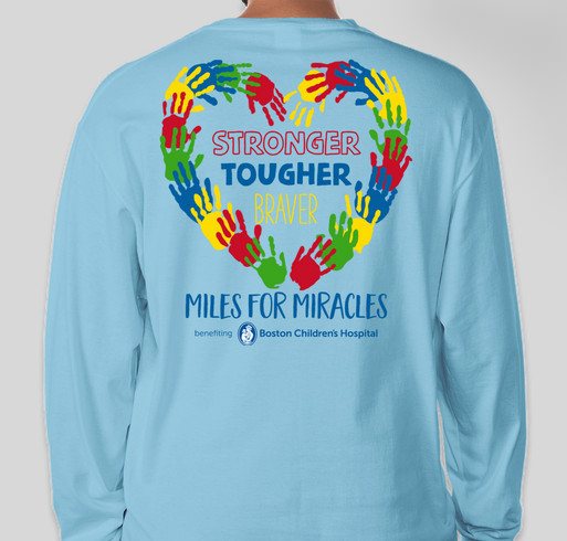 Miles for Miracles 2021 Fundraiser - unisex shirt design - back