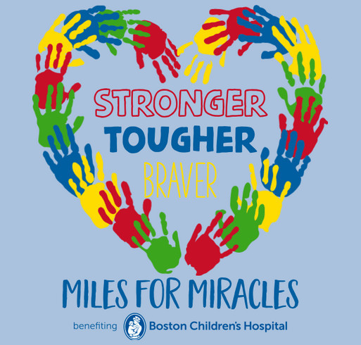 Miles for Miracles 2021 shirt design - zoomed