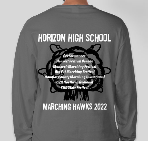 Horizon 2022 Show Shirts Fundraiser - unisex shirt design - back