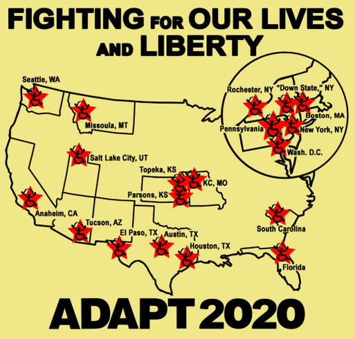 ADAPT October 2020 National Action Shirt shirt design - zoomed