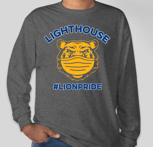 Lighthouse Lady Lion Basketball Fundraiser - unisex shirt design - front