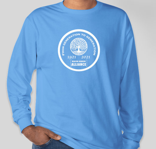 Support Beacon Hebrew Alliance's Centennial Year Fundraiser - unisex shirt design - front
