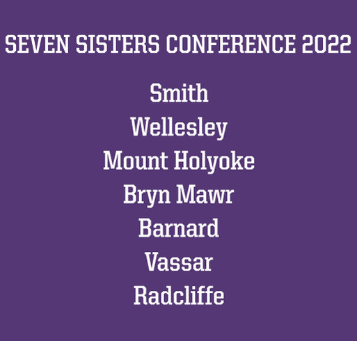Seven SIsters Conference 2022 shirt design - zoomed